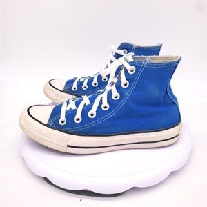 Converse Chuck Taylor Canvas High Top Lace Up All Stars Snorkle Blue W10.5 M8.5